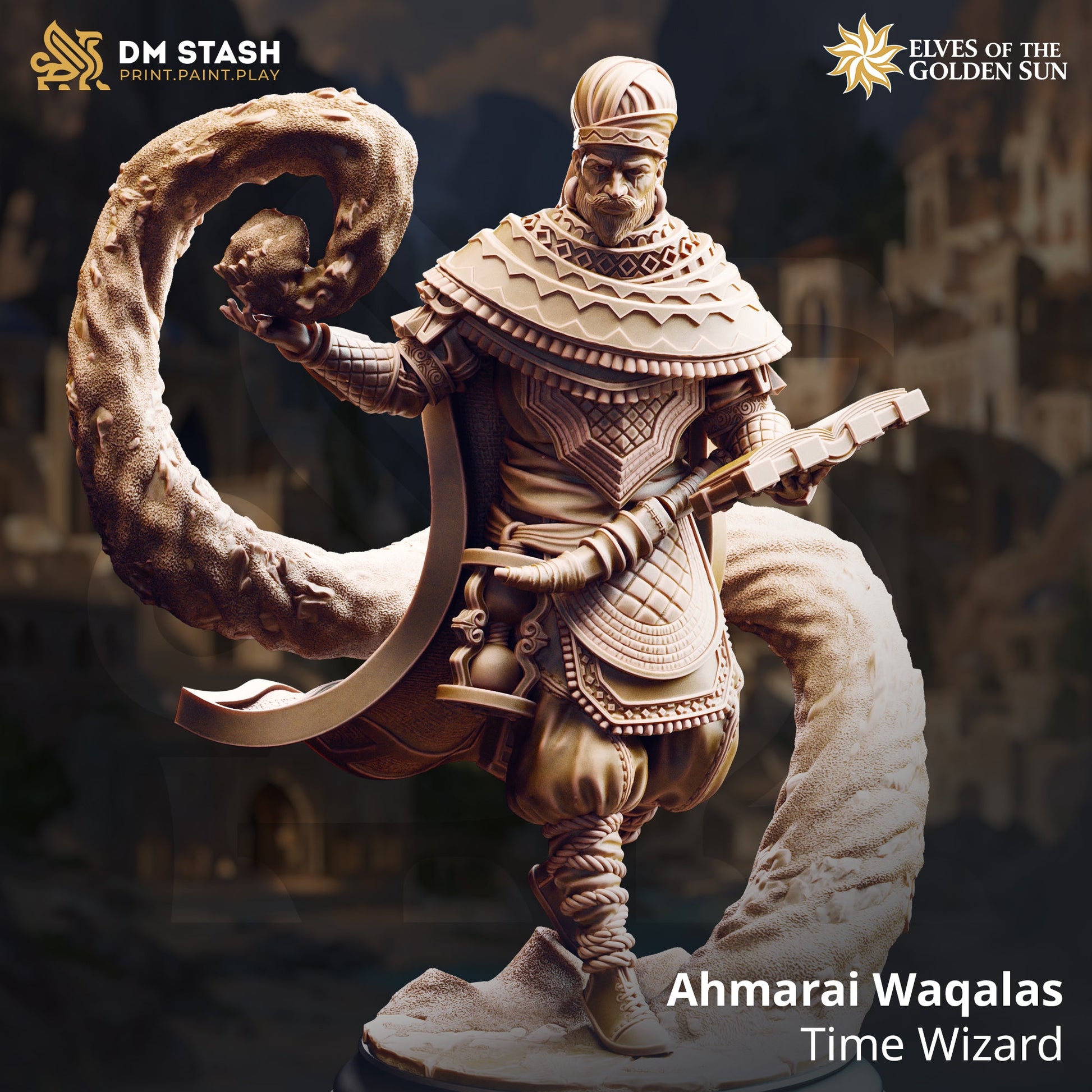 Ahmarai Waqalas, Time Wizard (Male Human Wizard) - Golden Apple Comics