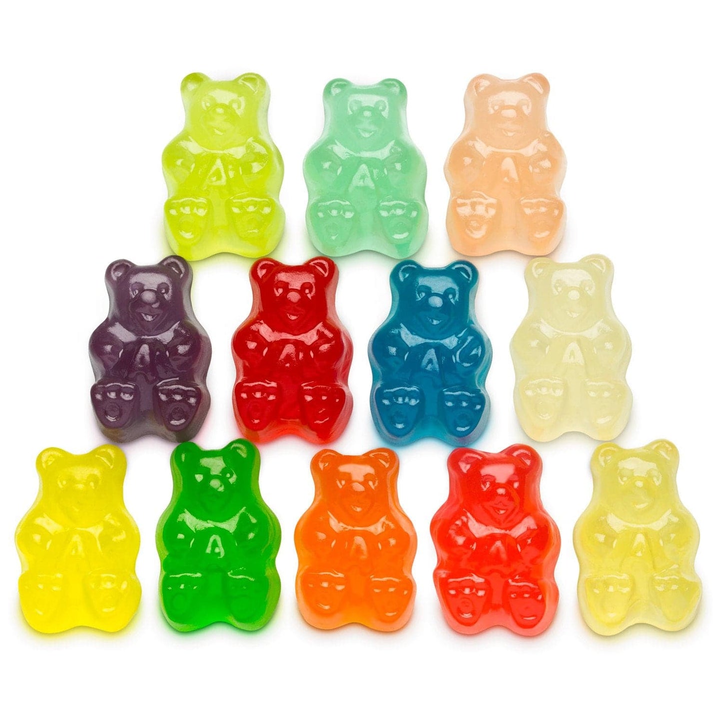 12 Flavor Gummi Bears 7.5 oz Peg Bag