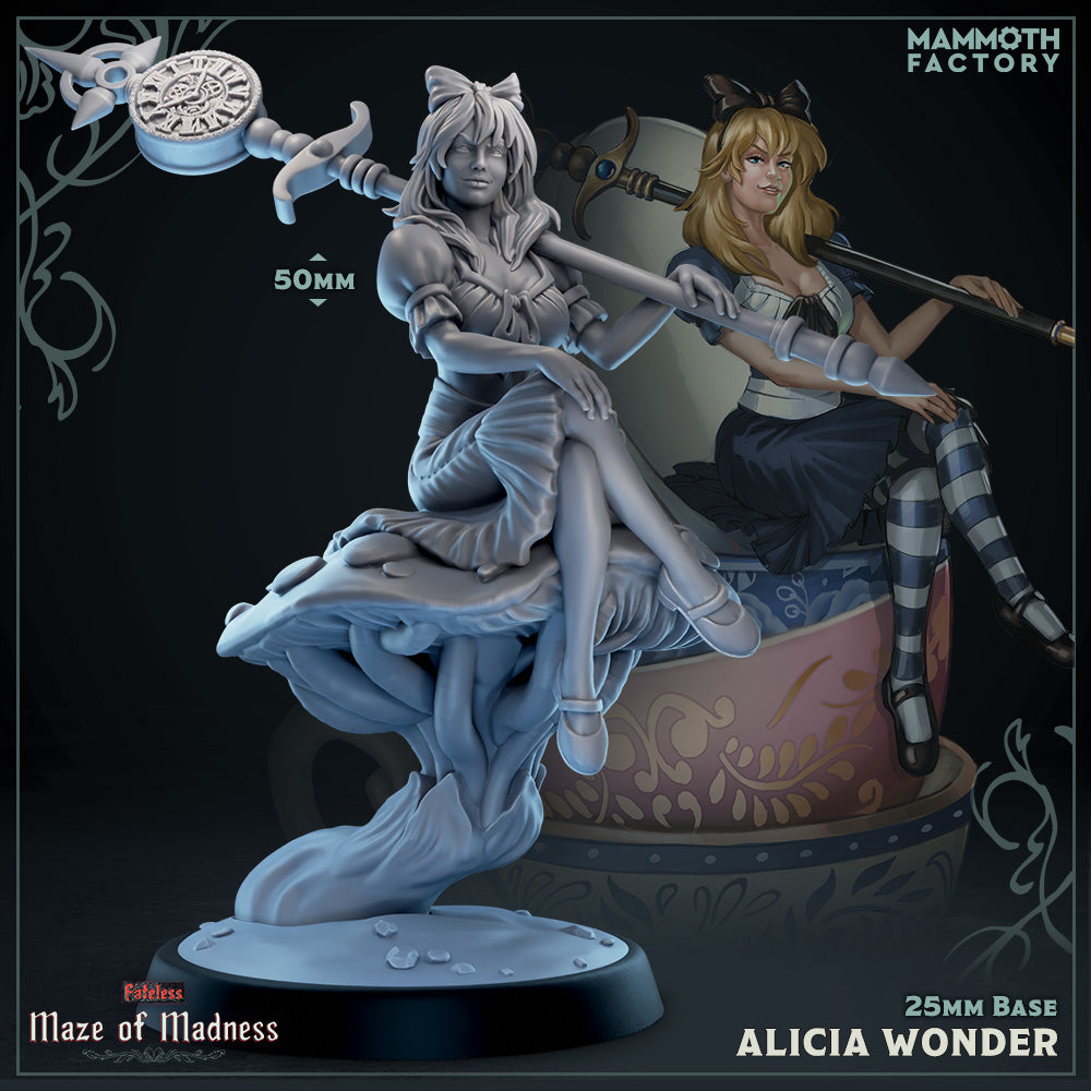 Alicia Wonder (Female Human Mage)