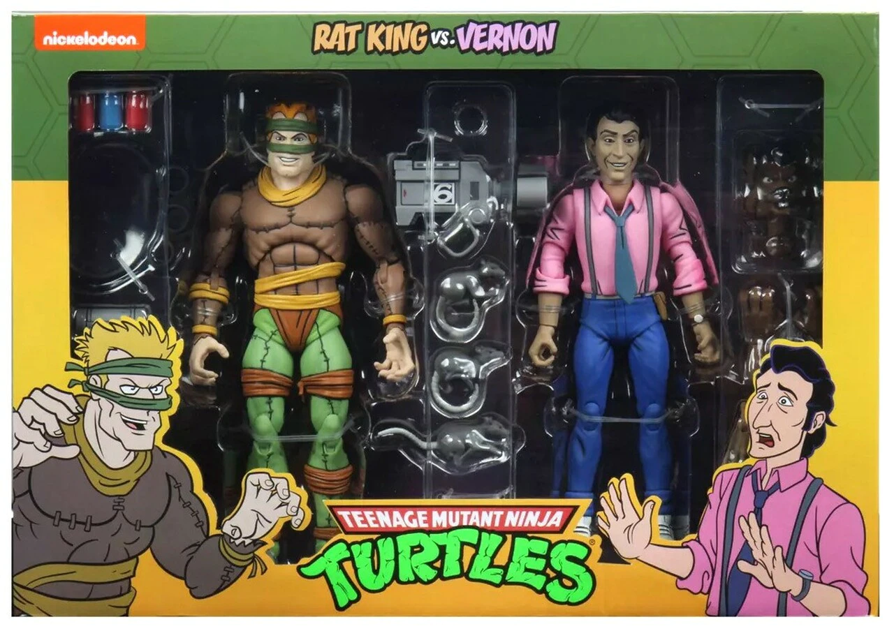 NECA: TMNT, Rat King vs. Vernon (2-PK)