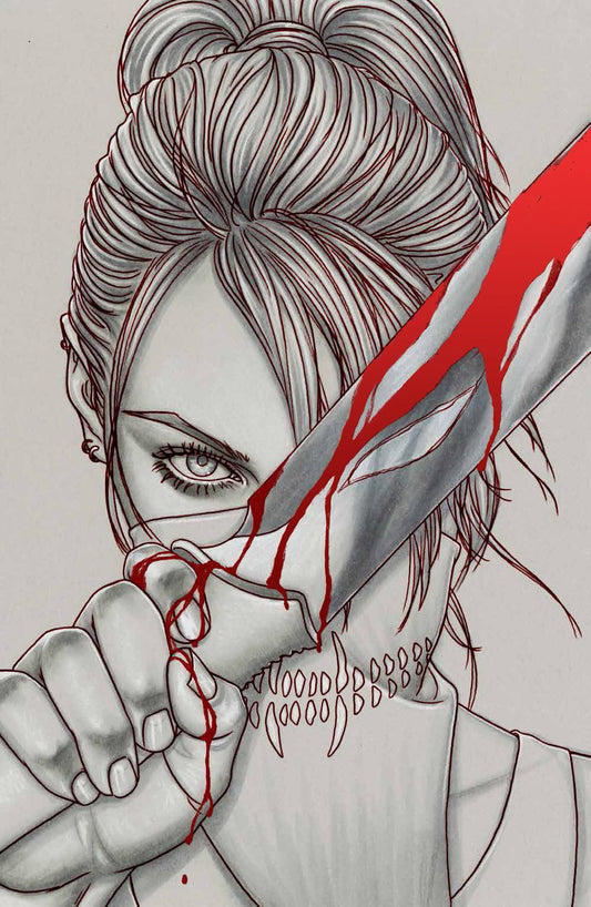 SOMETHING IS KILLING THE CHILDREN ARCHIVE EDITION #1 SSCO GREYSCALE FRISON BLOOD FOIL VARIANT 2025