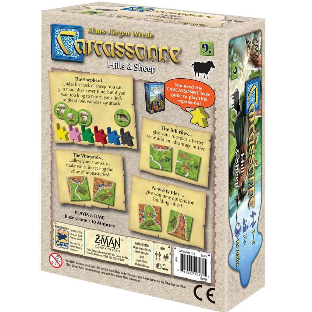 Carcassonne Expansion 9: Hills and Sheep