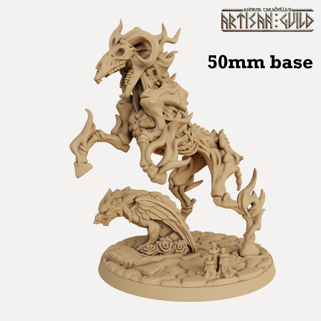 Azekiel the Nightmare (Demonic Horse, Wild or With Rider)