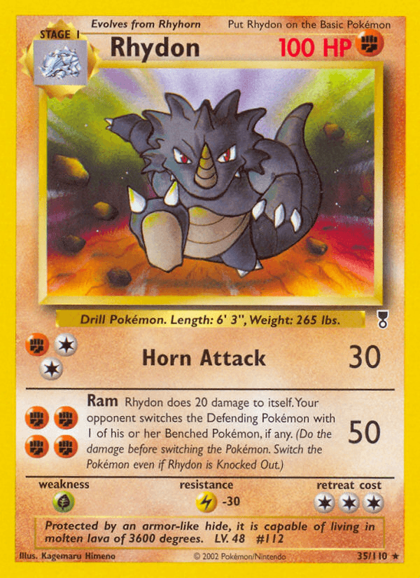 Rhydon (35/110) [Legendary Collection]