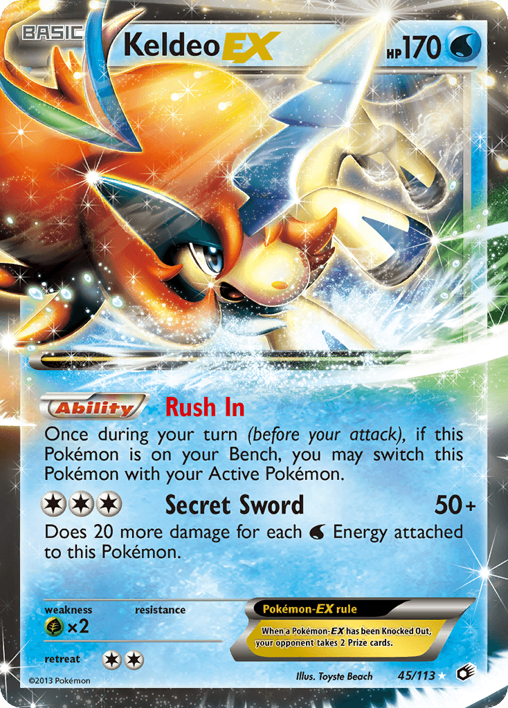 Keldeo EX (45/113) [Black & White: Legendary Treasures]