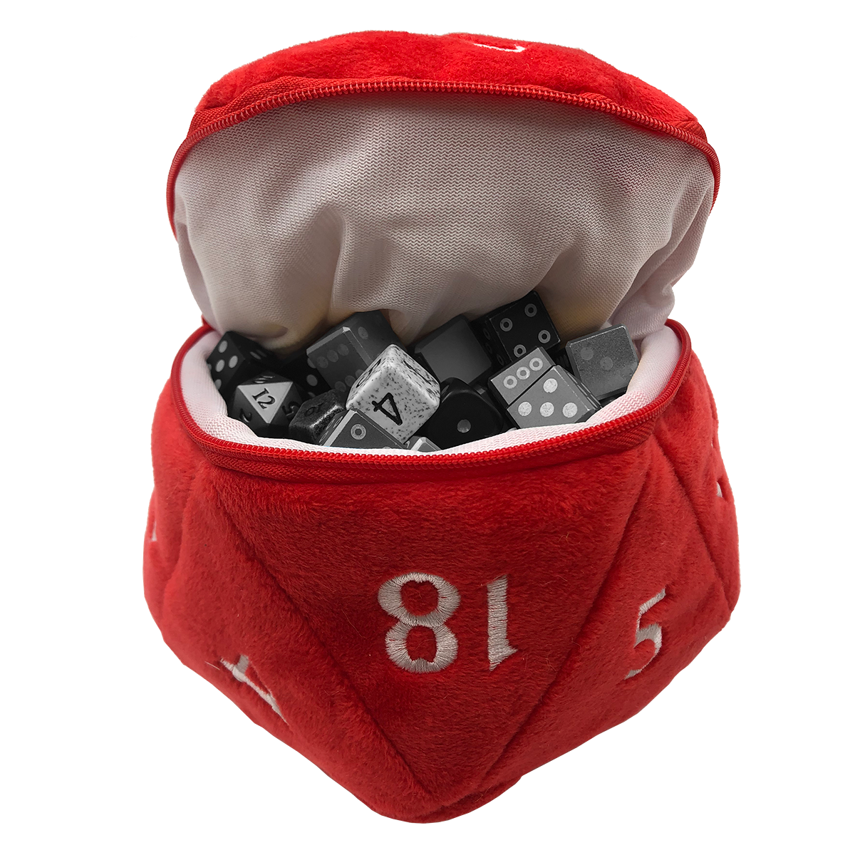 Ultra PRO: Dice Bag - Plush D20 (Red)