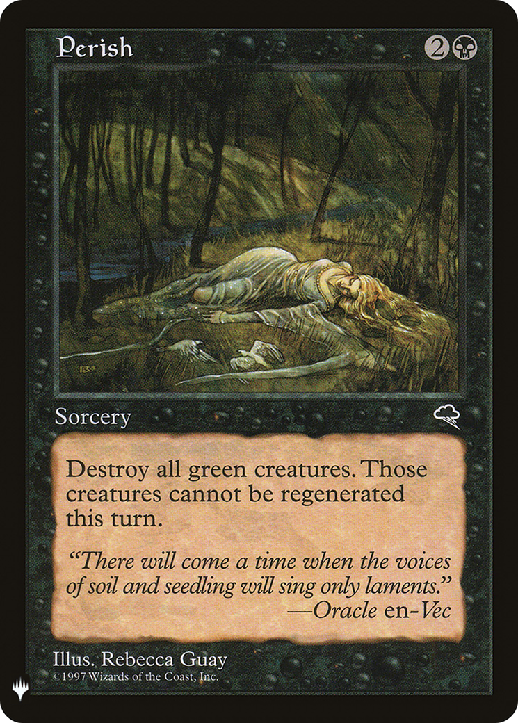 Perish (LIST-TMP-147) - The List