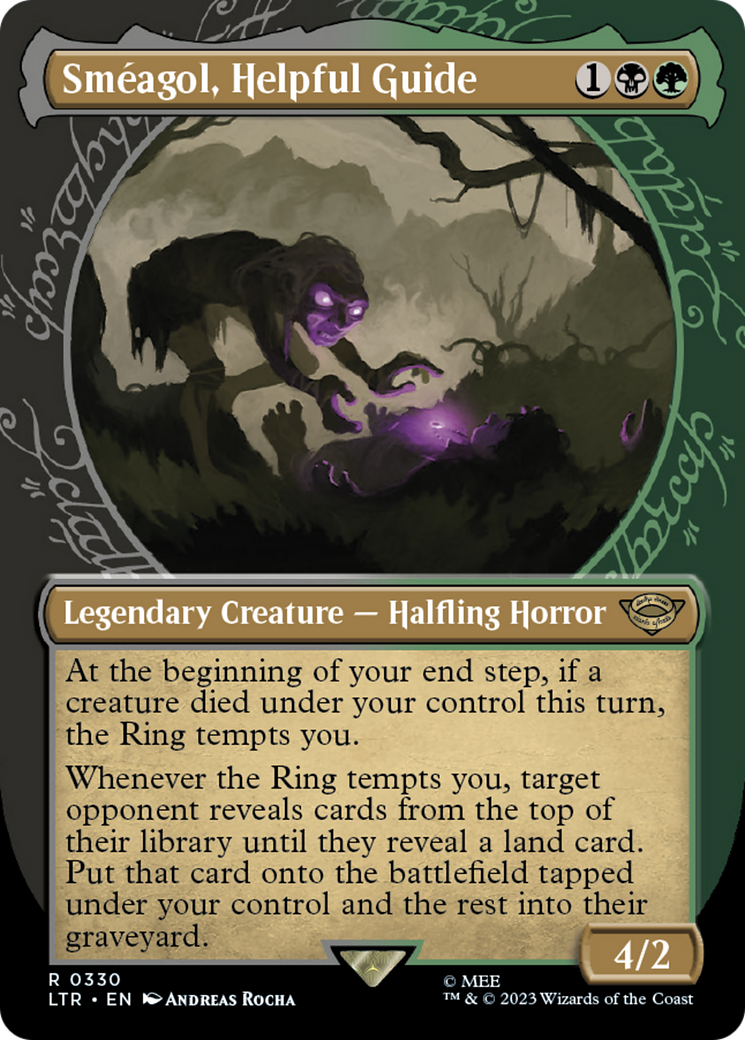 Sméagol, Helpful Guide (LTR-330) - The Lord of the Rings: Tales of Middle-earth: (Showcase) (Borderless)