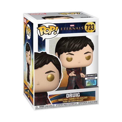 Funko Pop! Eternals: Druig with Collectible Card - Entertainment Earth Exclusive