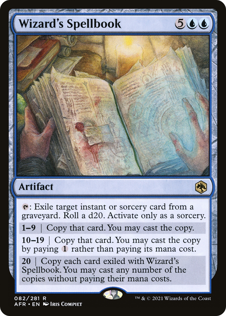 Wizard's Spellbook (AFR-082) - Adventures in the Forgotten Realms