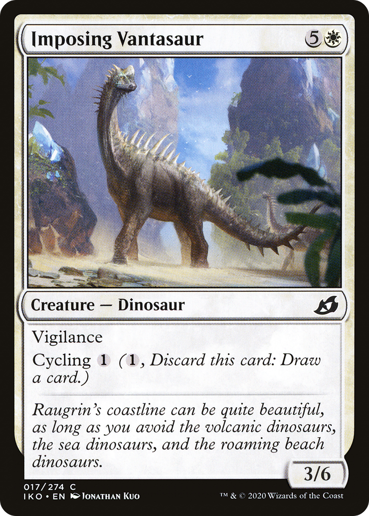 Imposing Vantasaur (IKO-017) - Ikoria: Lair of Behemoths Foil