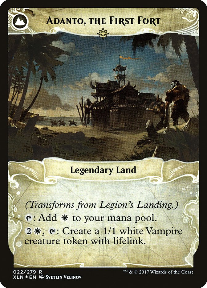 Legion's Landing // Adanto, the First Fort (PRE-22S) - Ixalan Promos: (compasslanddfc) Foil