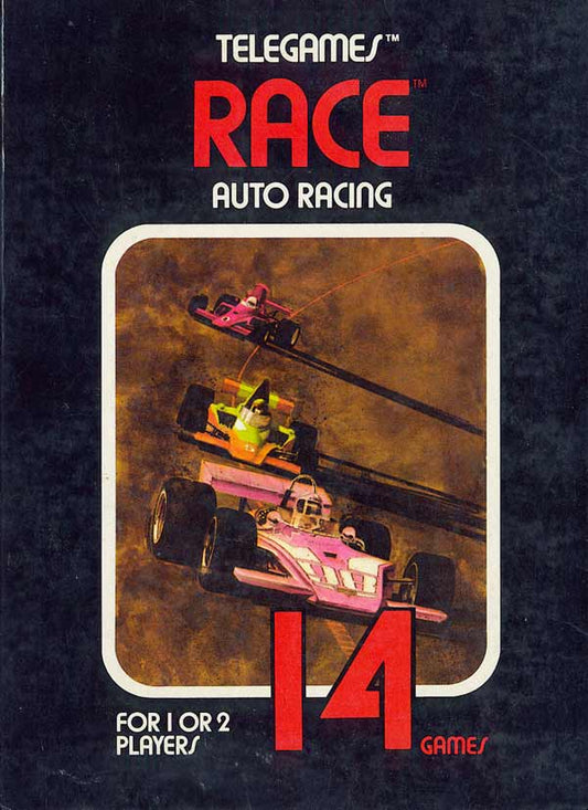 Telegames Race Auto Racing (Atari 2600)