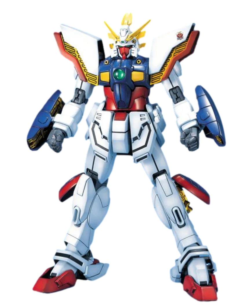 Bandai 1110535 1/100 MG Shining Gundam Mobile Suit with Fighting Action