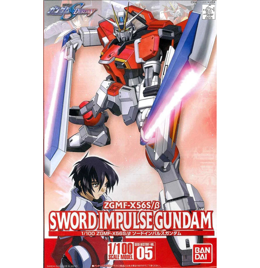 Bandai 1132131 1/144 1/100 #05 ZGMF-X56S Sword Impulse Gundam Mobile Suit