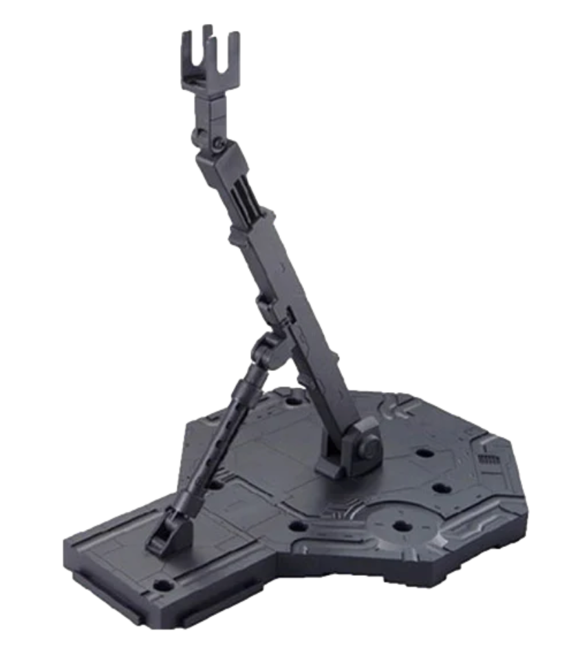 Bandai 2001142 Black Action Base 1 Display Stand for 1/100 Gundam Models