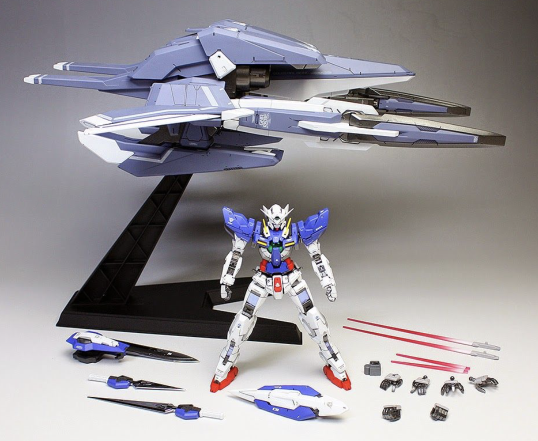 Bandai 2012294 1/144 HG #13 GN Arms Type E + Gundam Exia (Trans-Am Mode)