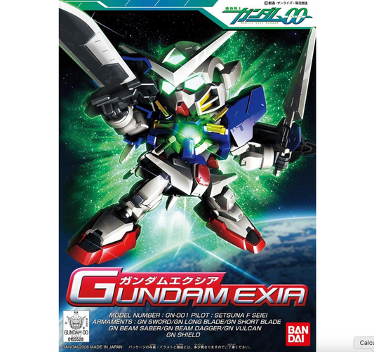 Bandai 2040338 BB SD #313 Gundam Exia Mobile Suit (Gundam 00)