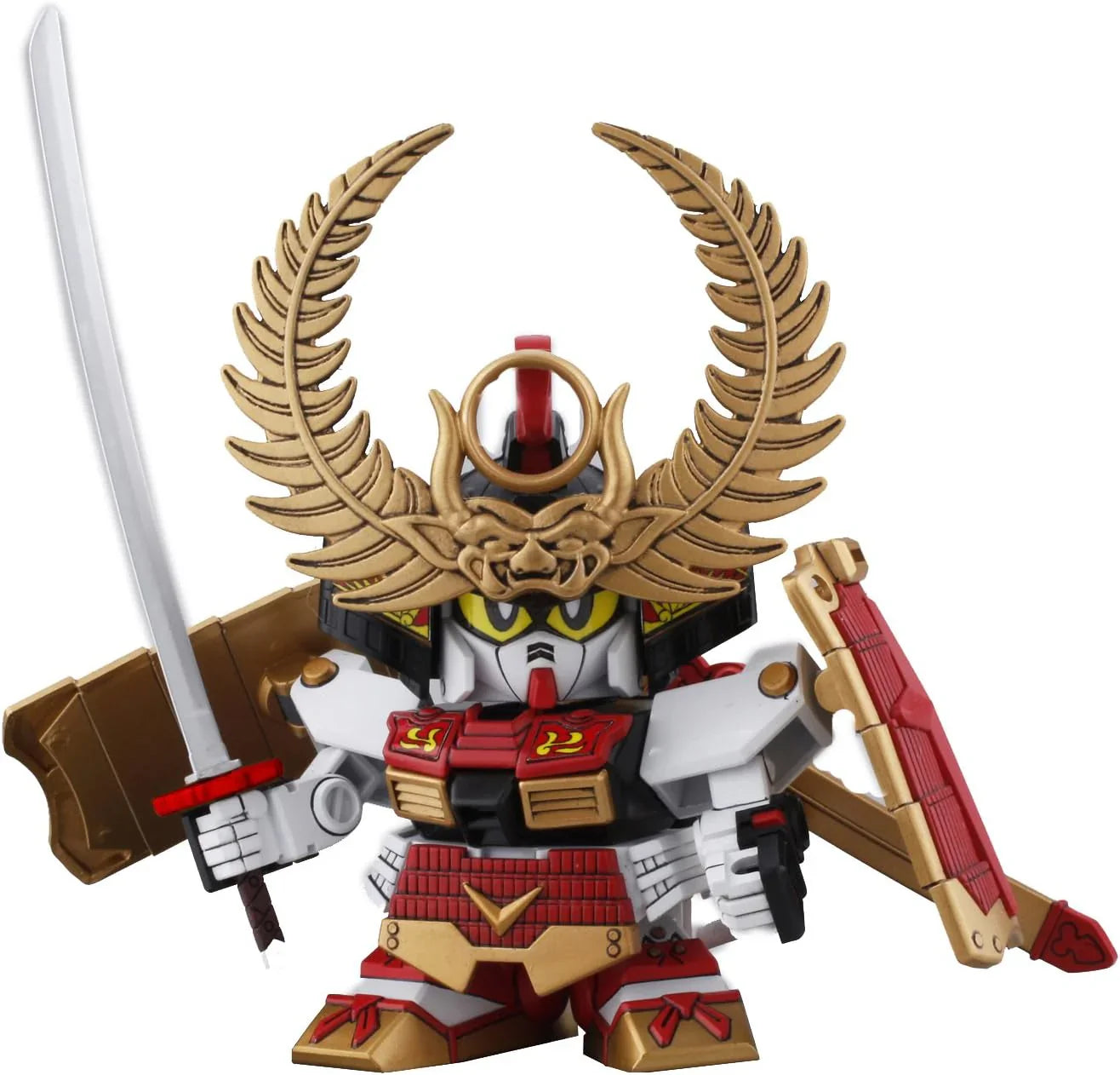 Bandai 2087440 BB SD #355 Tokugawa Ieyasu Gundam "Senshi Sangokuden" Figure