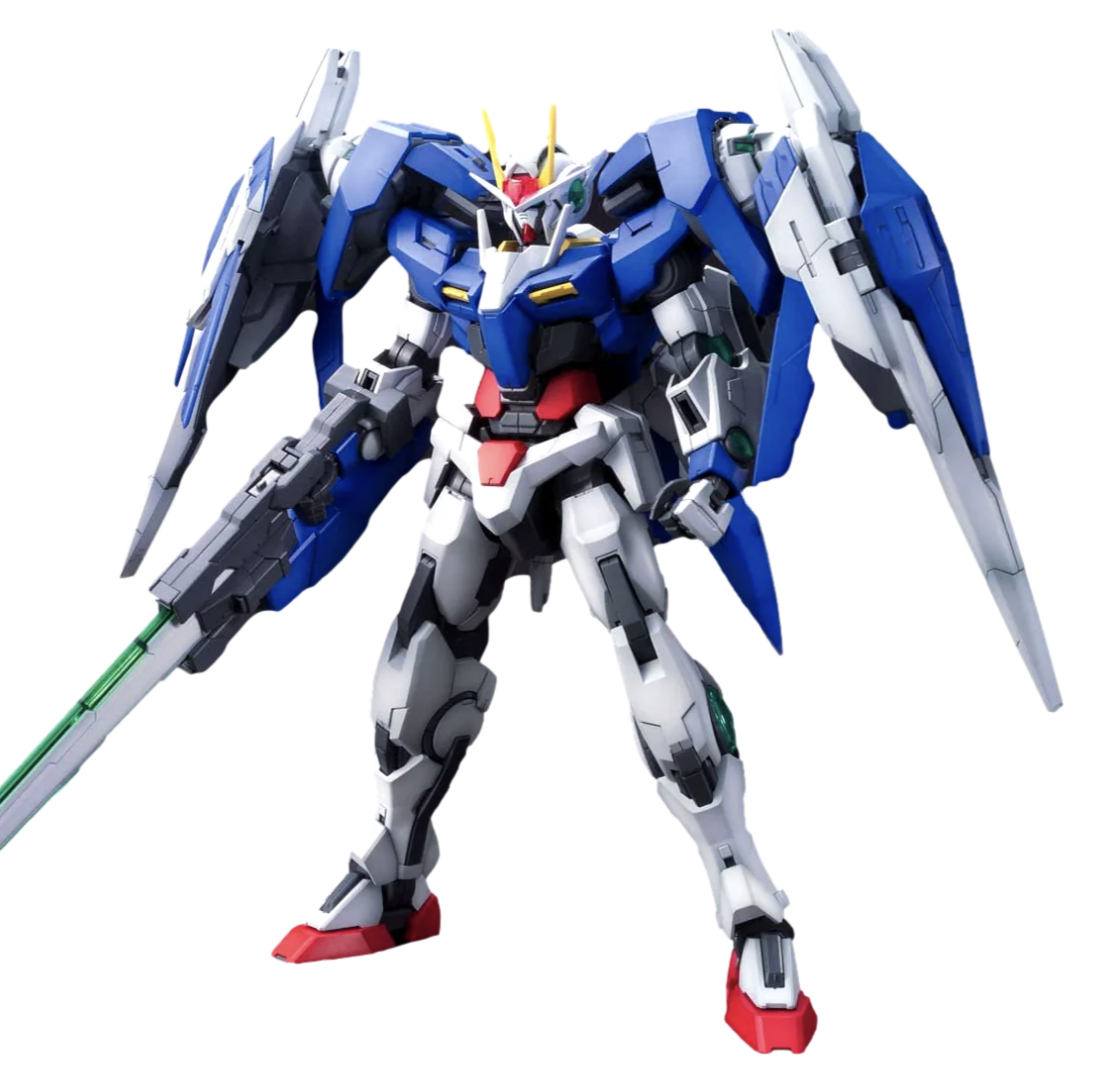Bandai 2128733 1/100 MG 00 Raiser Mobile Suit GN-0000 (Gundam 00)