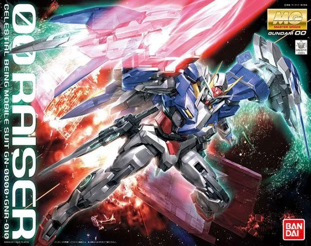 Bandai 2128733 1/100 MG 00 Raiser Mobile Suit GN-0000 (Gundam 00)