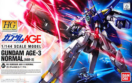 Bandai 2162073 1/144 HG #21 Gundam AGE-3 Normal Mobile Suit Gundam AGE