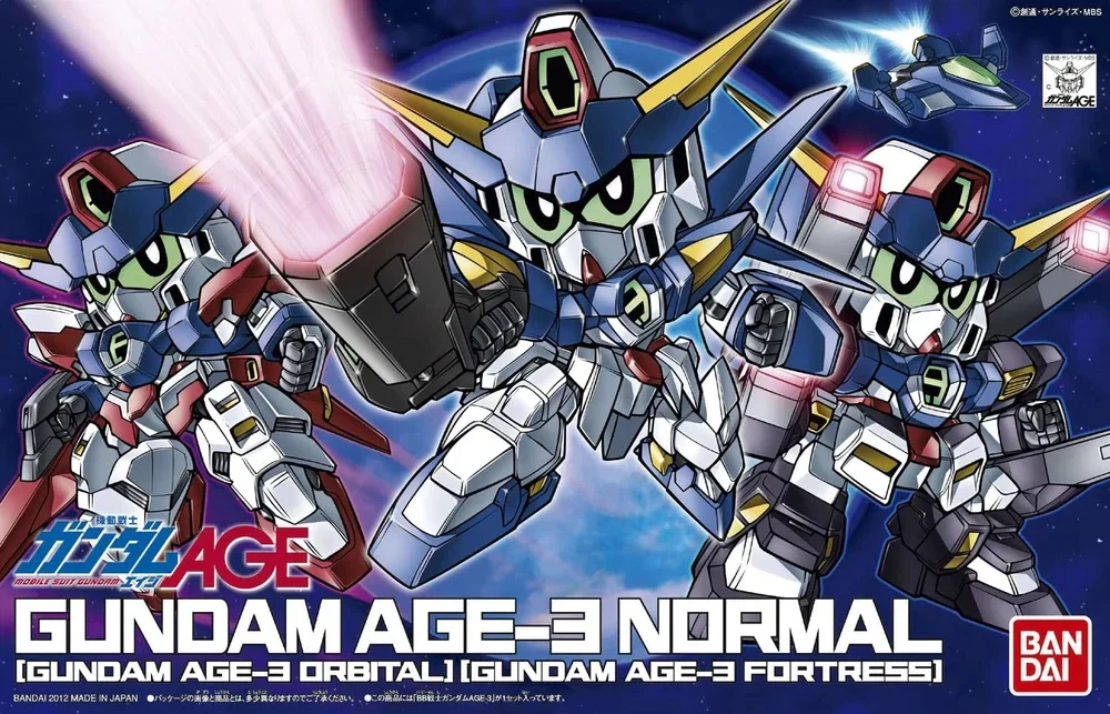 Bandai 2162672 BB SD #372 Gundam AGE-3 Mobile Suit (Gundam AGE)
