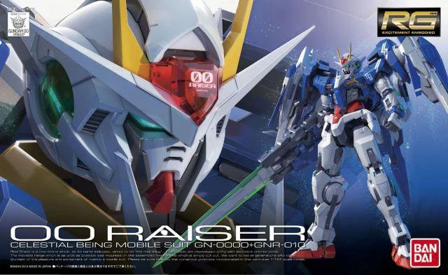 Bandai 2295835 1/144 RG #18 00 Raiser Mobile Suit (Gundam 00)