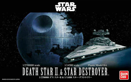 Bandai 2419265 Star Wars Death Star II & Star Destroyer Model Kit