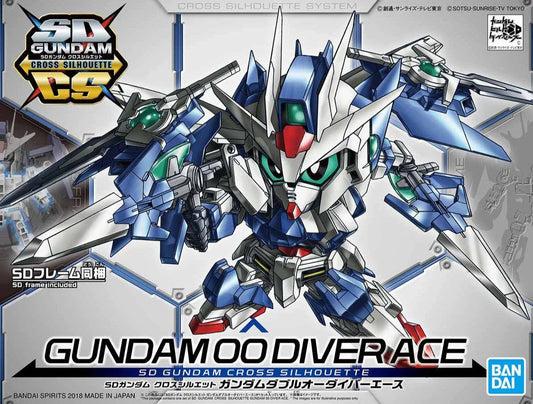 Bandai 2438714 SD Cross Silhouette #06 Gundam 00 Diver Ace