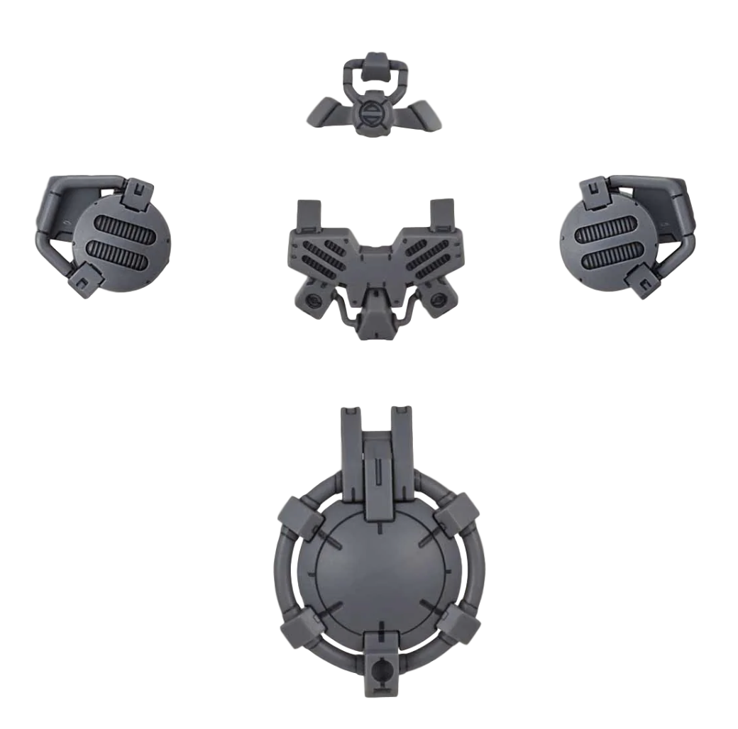 Bandai 2477801 1/144 30MM Special Forces Option Armor for Portanova (Light Grey) "30 Minute Missions"