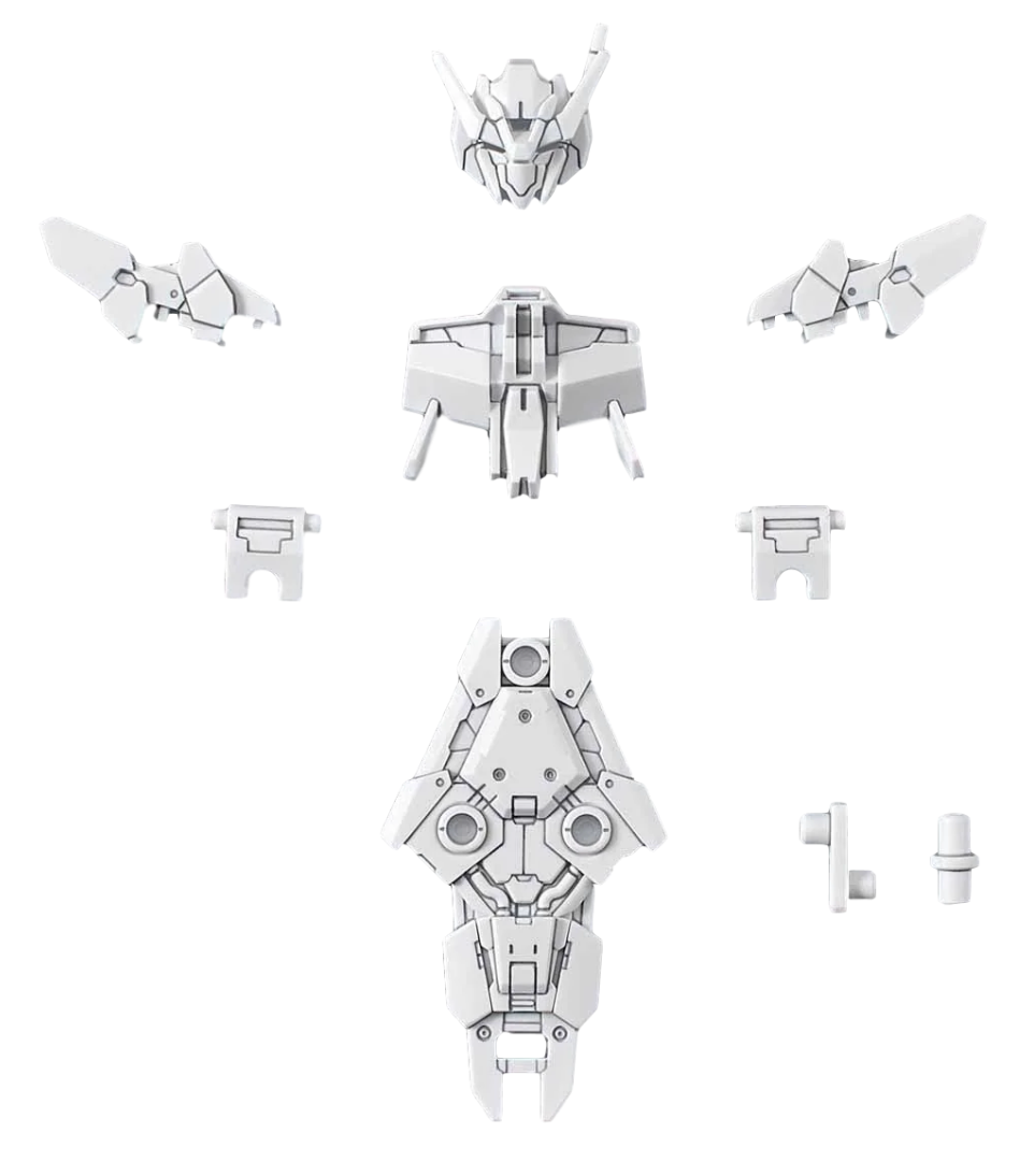Bandai 2487792 1/144 30MM #09 Option Armor For Commander Type (Alto Exclusive White) "30 Minute Missions"