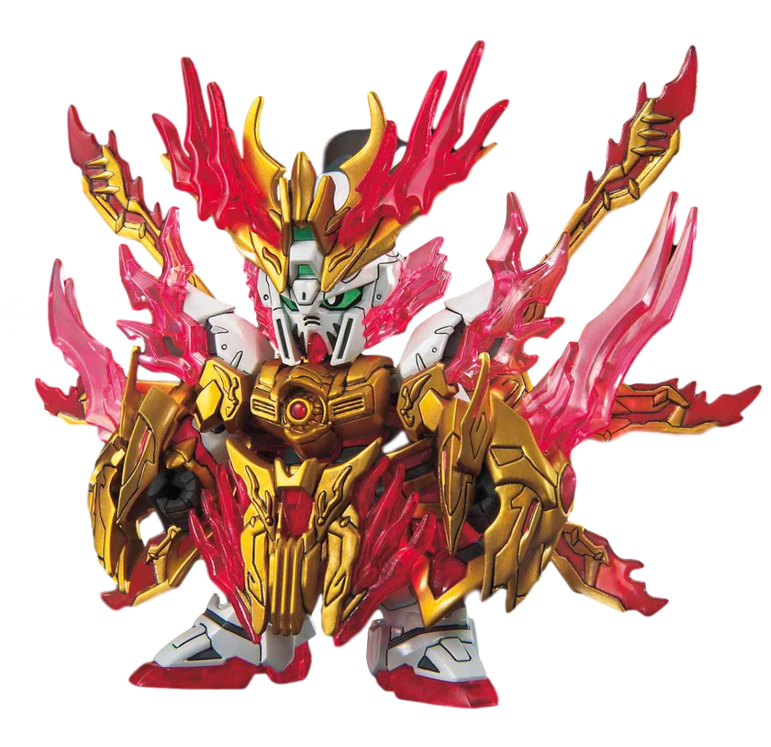 Bandai 2491897 SD Gundam World Heroes #33 Yan Huang Zhang Fei God Gundam (Sangoku Soketsuden)