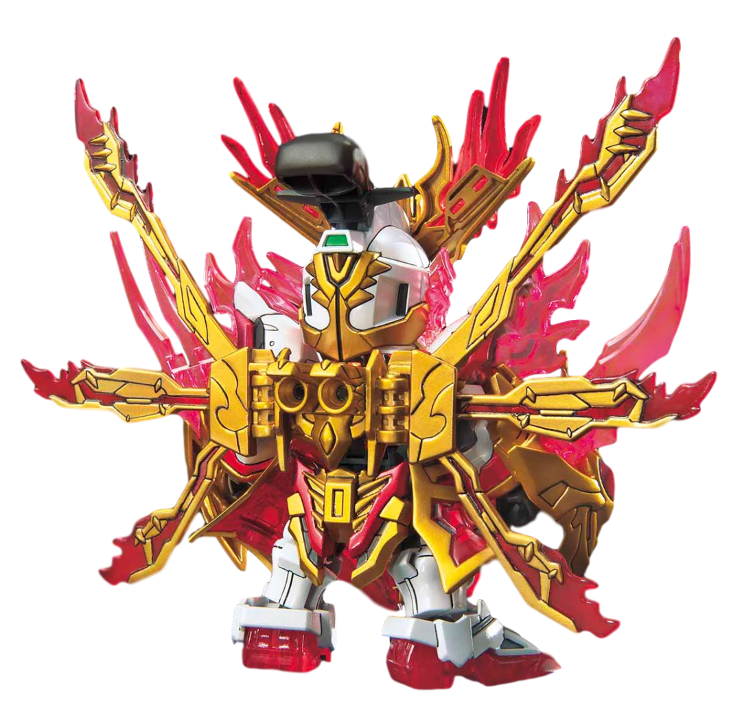 Bandai 2491897 SD Gundam World Heroes #33 Yan Huang Zhang Fei God Gundam (Sangoku Soketsuden)