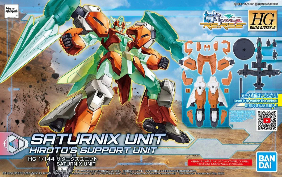 Bandai 2509121 1/144 HG #24 Saturnix Unit Hiroto's Support Unit "Gundam Build Divers RE:Rise"