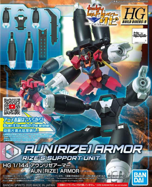 Bandai 2511448 1/144 HG Aun[RIZE] Armor Support Unit "Gundam Build Divers RE:Rise"