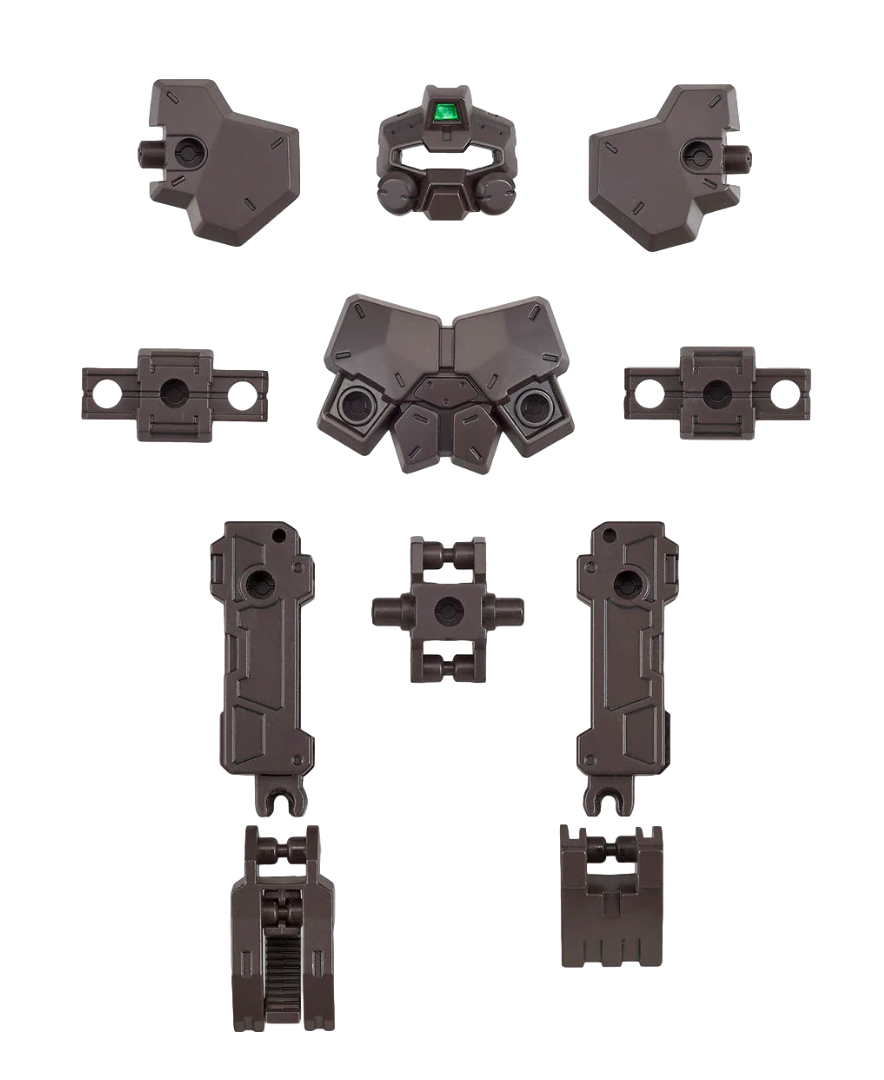 Bandai 2518741 1/144 30MM #16 RABIOT Base Attack Option Armor (Dark Brown) "30 Minute Missions"