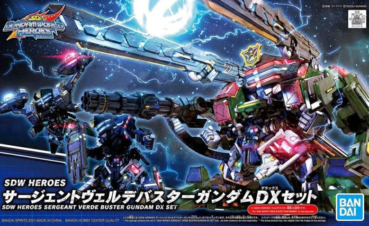 Bandai 2568794 SD Gundam World Heroes #12 Sergeant Verde Buster Gundam (SDW Heroes)