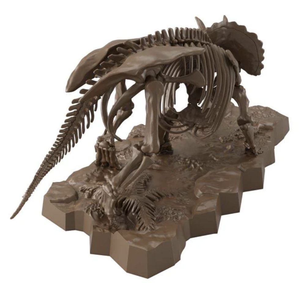 Bandai 2569328 Imaginary Skeleton: Triceratops Dinosaur Model Kit