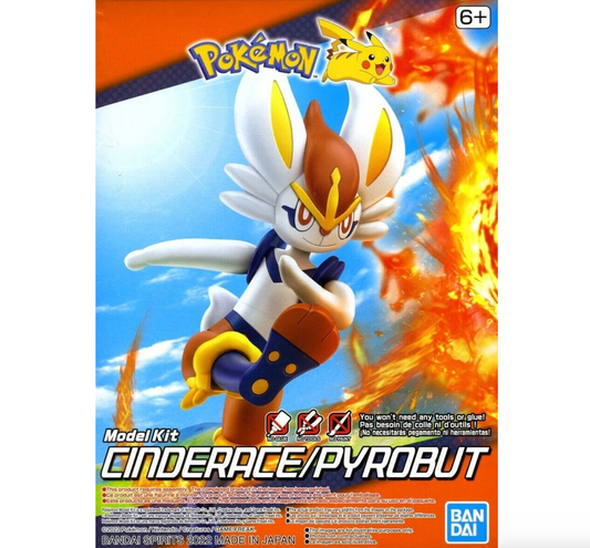 Bandai 2601813 Pokemon #50 Cinderace Model Kit