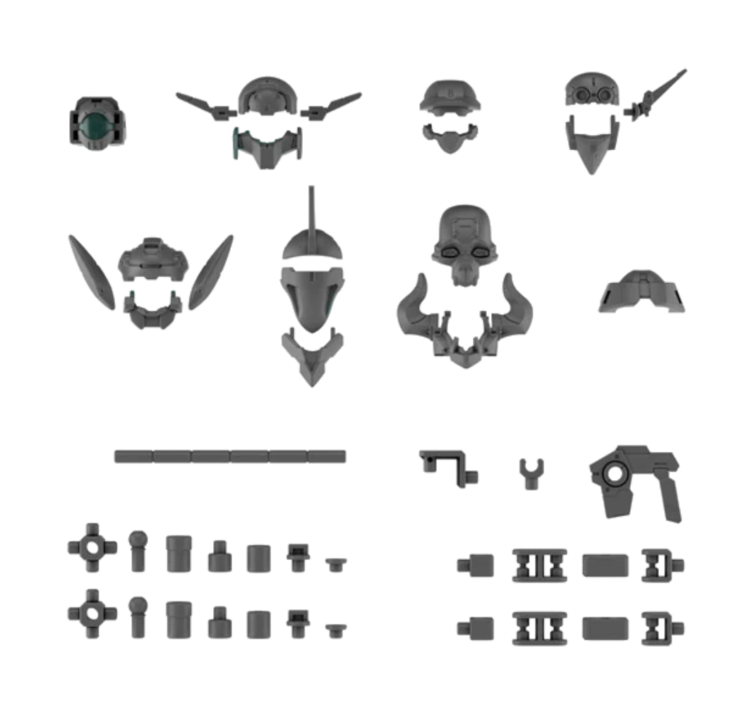 Bandai 2607520 1/144 30MM Option Parts Set 7 (Customize Heads B) "30 Minutes Missions"