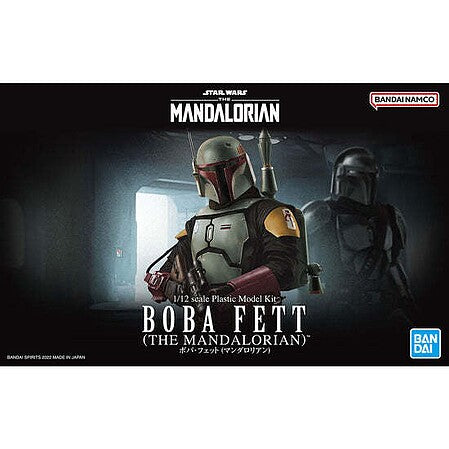 Bandai 2607743 1/12 Star Wars The Mandalorian Boba Fett Bounty Hunter Model Kit