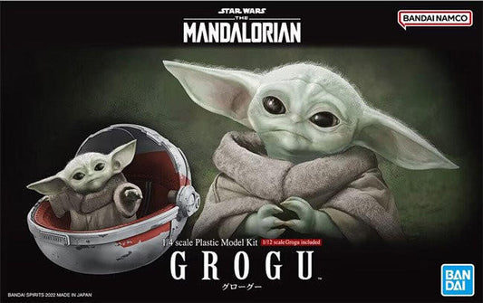 Bandai 2607744 1/4 Star Wars The Mandalorian Grogu Model Kit