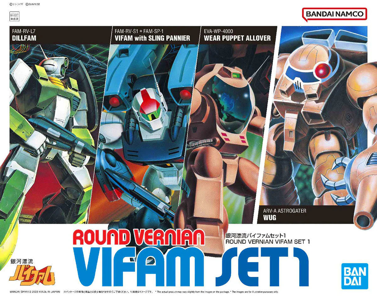 Bandai 2635620 Round Vernian Vifam Set #1 Model Kit