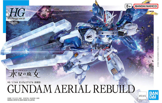 Bandai 2645142 1/144 HG #19 Gundam Aerial Rebuild Mobile Suit (The Witch from Mercury)
