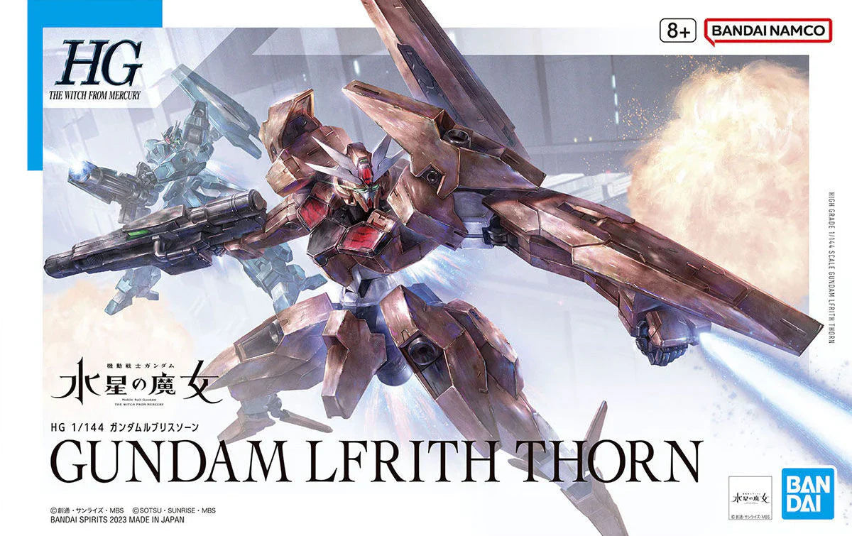 Bandai 2645143 1/144 HG #18 Gundam Lfrith Thorn Mobile Suit (The Witch from Mercury)