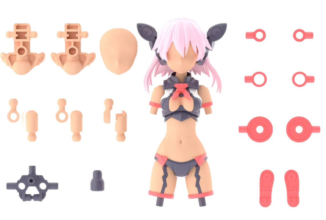 Bandai 2661381 30MS Option Parts Set #08 Scout Costume (Color C) Accessory Kit (30 Minutes Sisters)