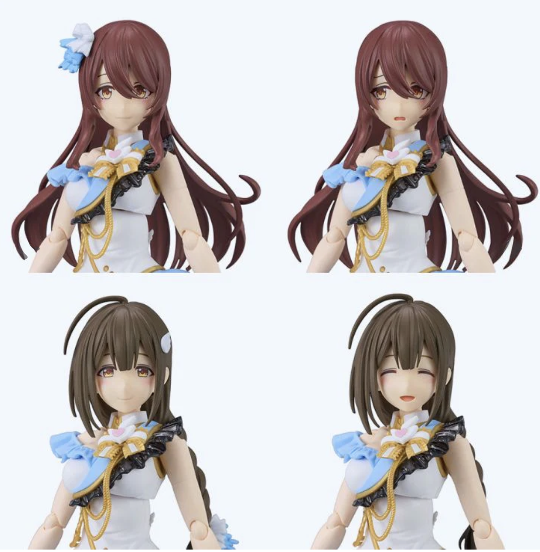 Bandai 2684662 30MS Option Hair Style & Face Parts (Tenka Osaki & Chiyuki Kuwayama) Idolmaster/30 Minutes Sisters