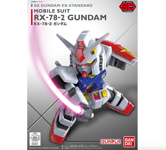 Bandai 2688286 SD Gundam EX-Standard #01 RX-78-2 Gundam Mobile Suit