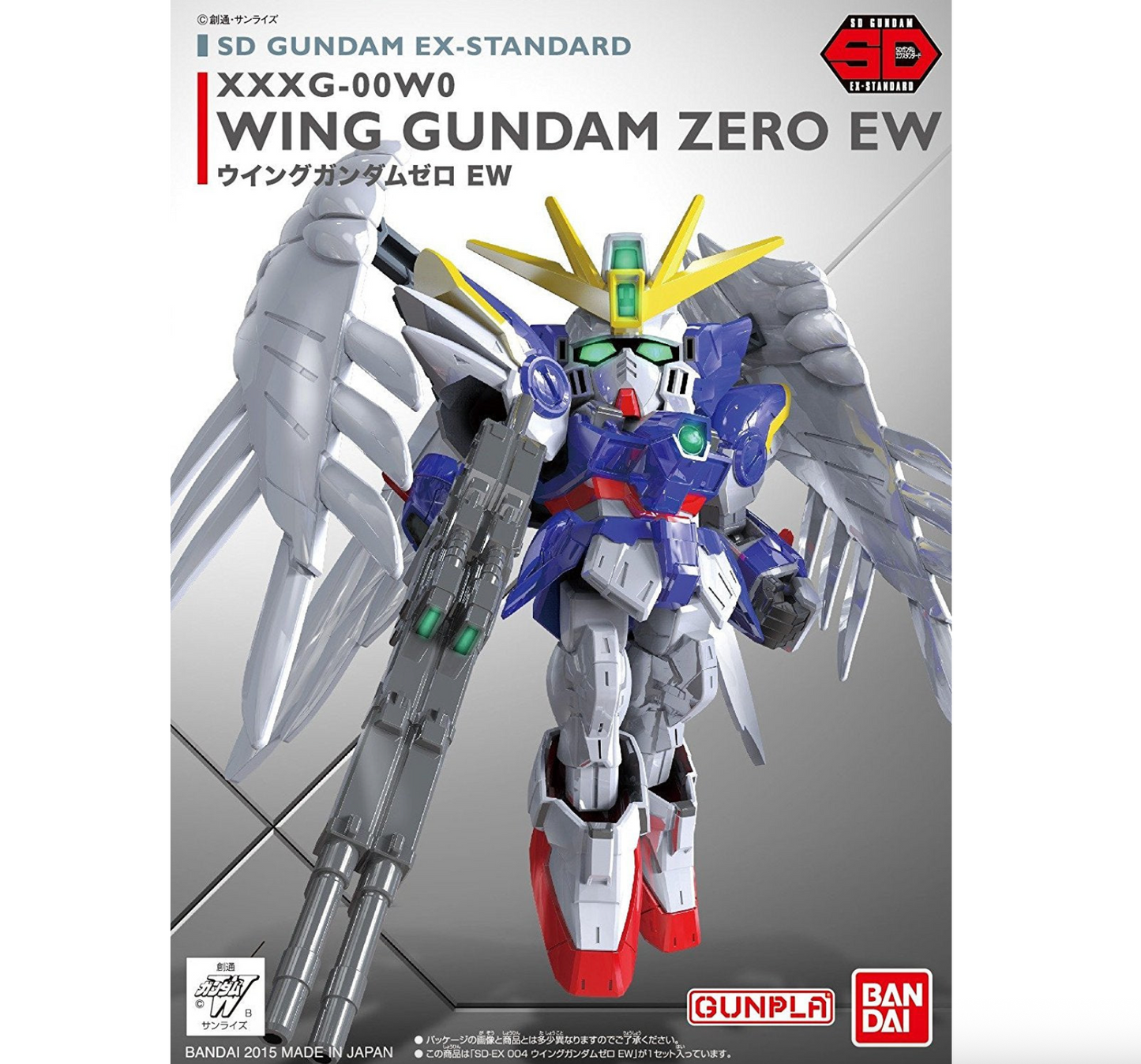Bandai 2688289 SD Gundam EX-Standard #04 Wing Gundam Zero Mobile Suit (Endless Waltz Version)